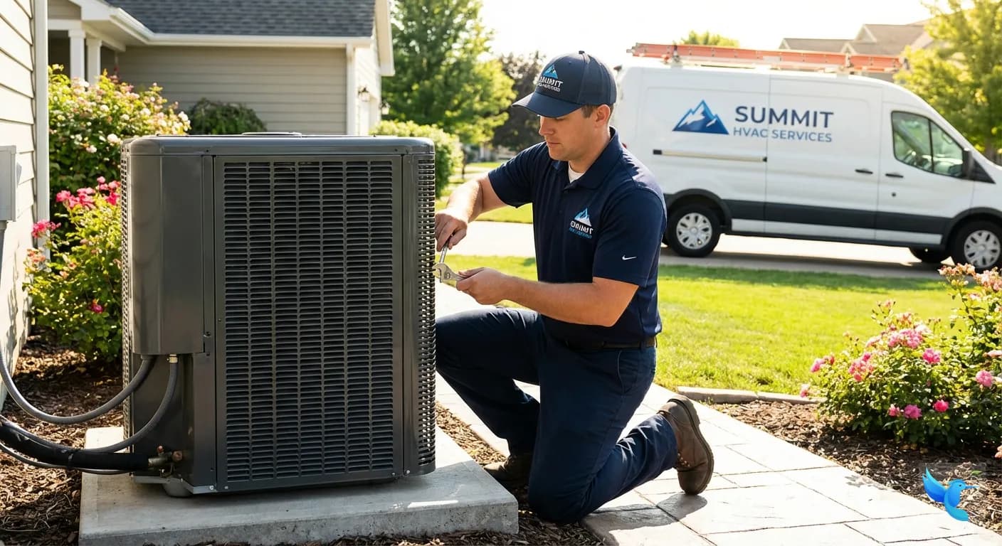 HVAC company lead generation and dispatch dashboard